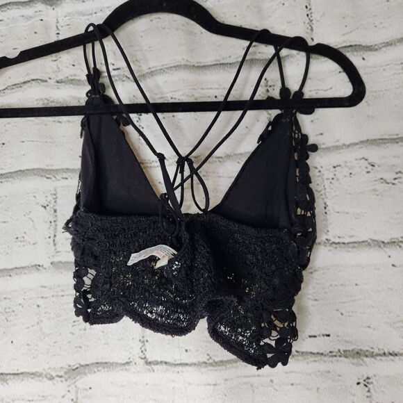 Intimately Free People Miss Dazie Bralette Black Size Small - Picture 5 of 10